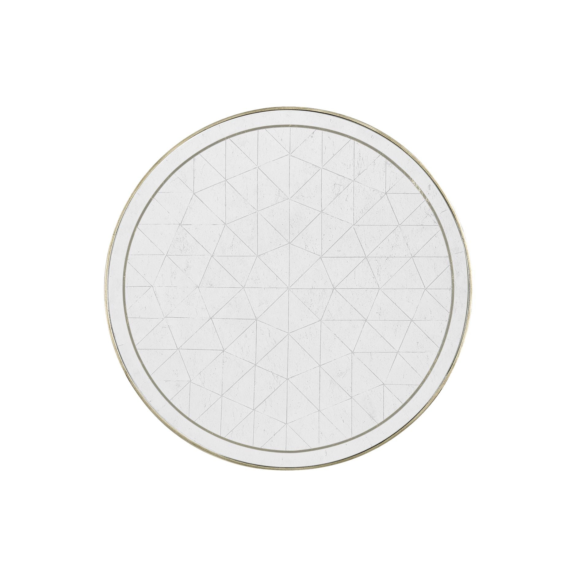Jonathan Charles Round Nest of Tables Contemporary - Silver