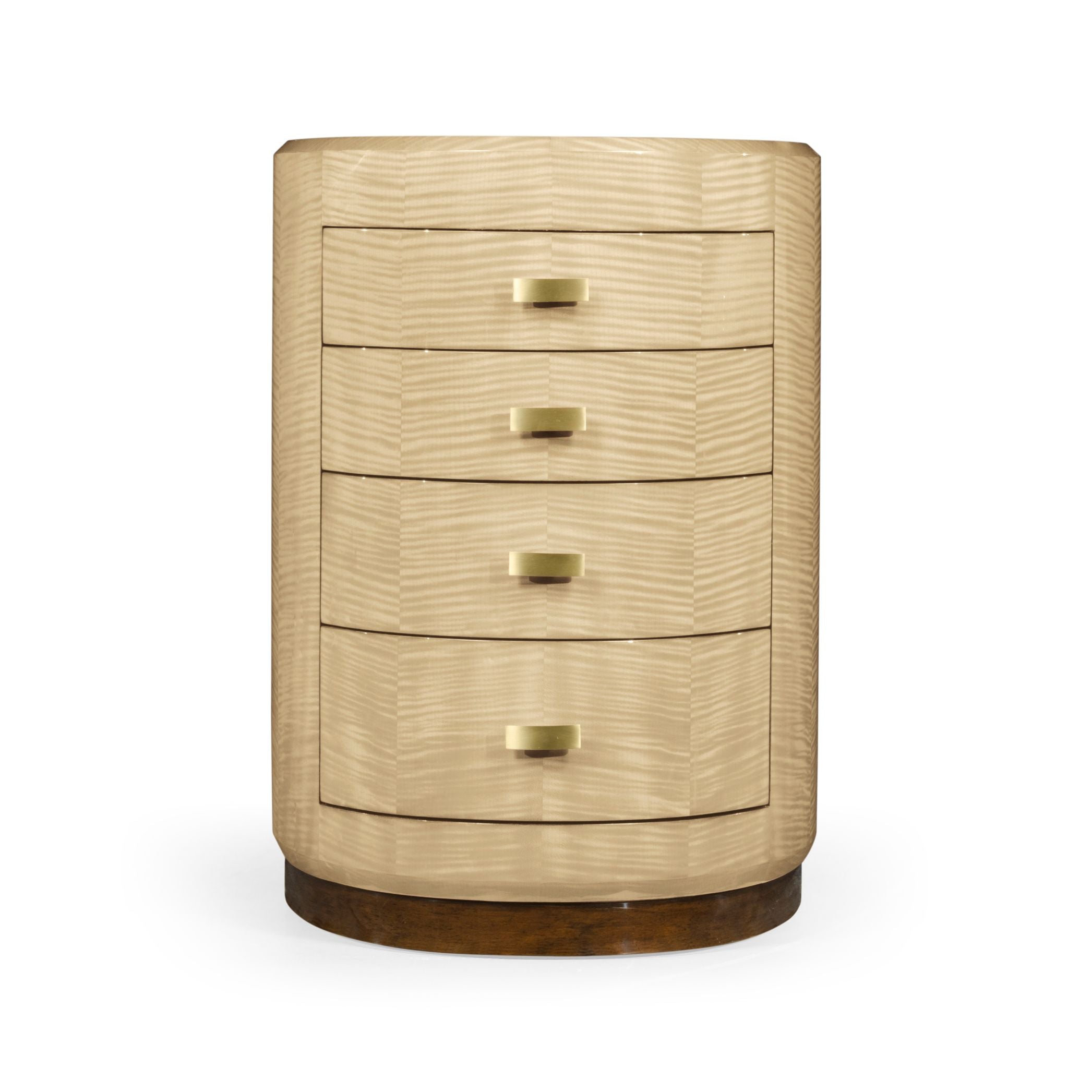 Jonathan Charles Oval Chest of Drawers Art Deco
