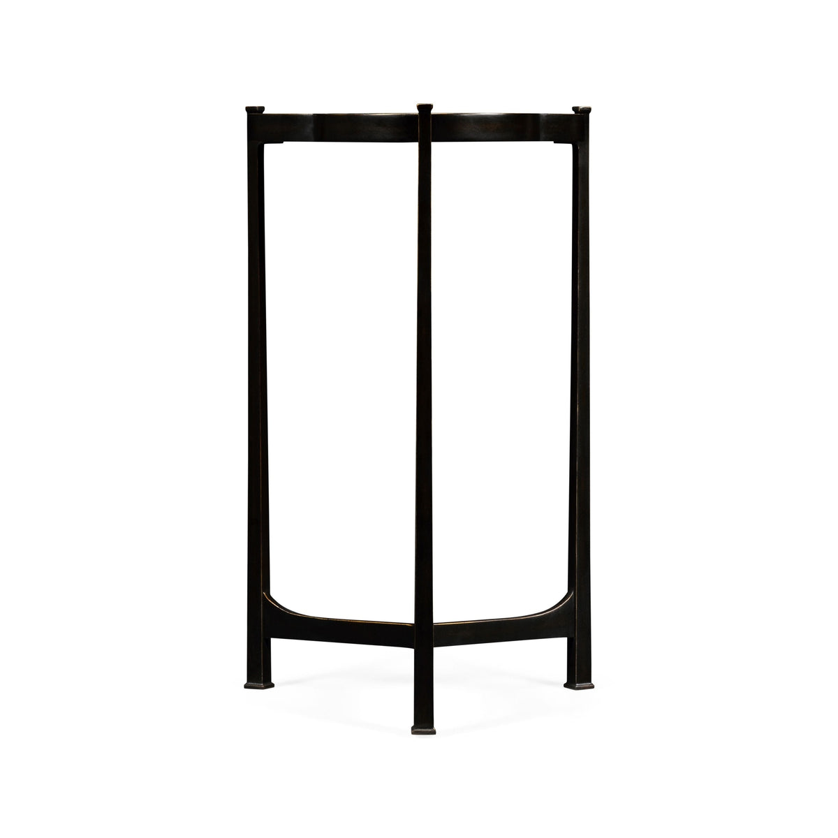 Jonathan Charles Accent Table Trefoil in Eglomise - Bronze