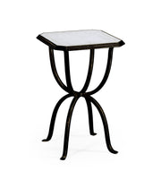 Jonathan Charles Octagonal Side Table Horseshoe - Bronze