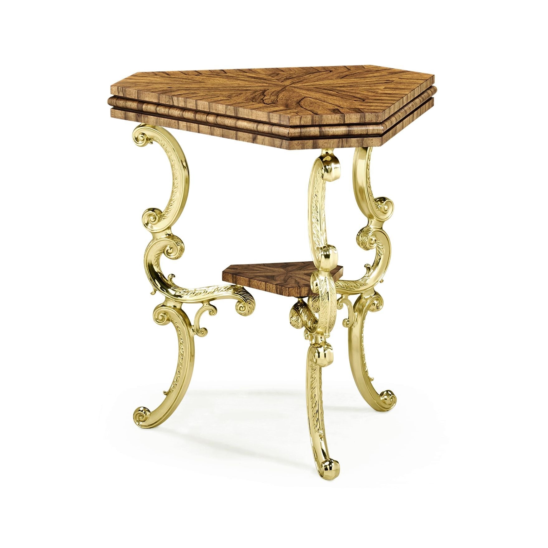 Jonathan Charles Triangular Side Table Argentinian