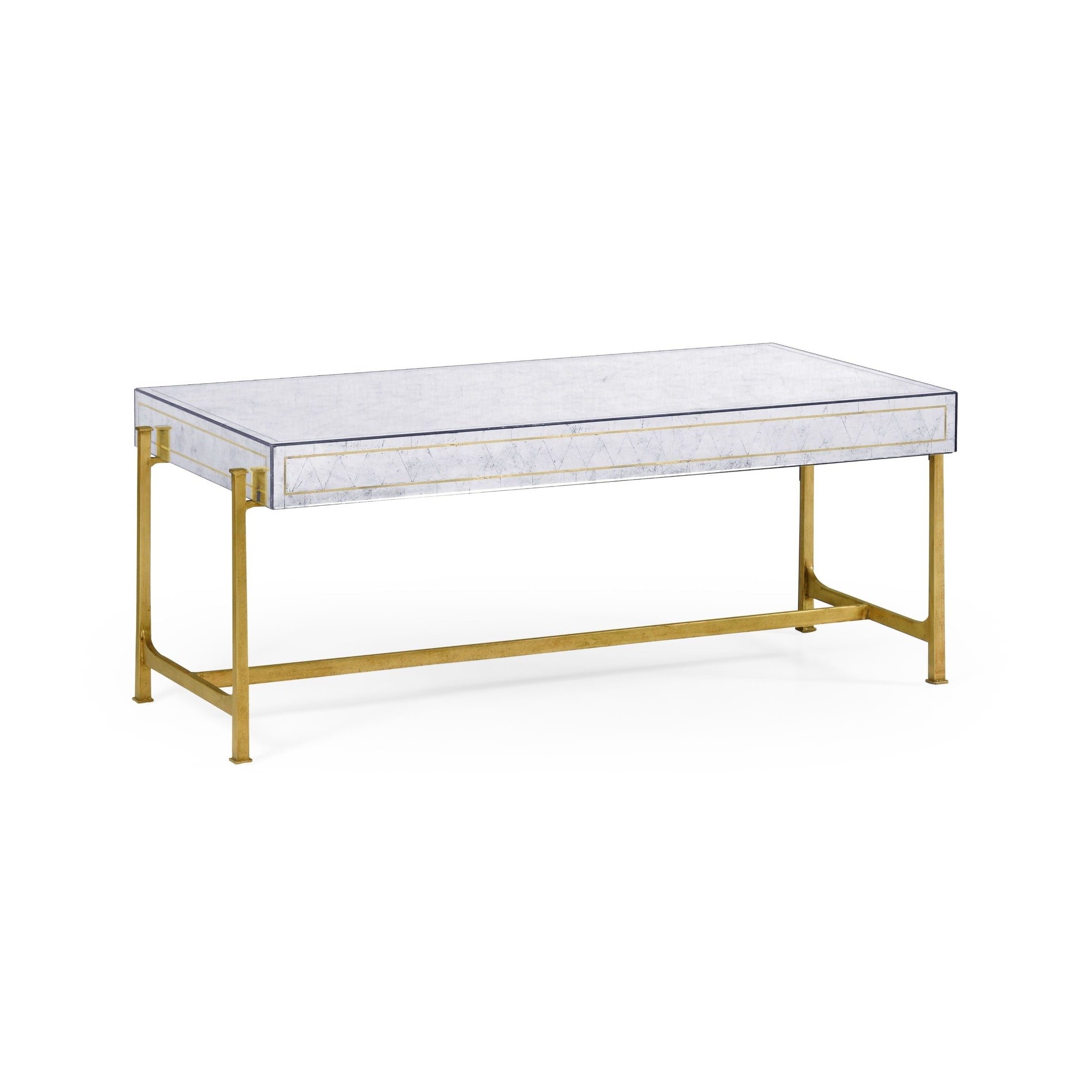 Jonathan Charles Coffee Table Contemporary in Eglomise