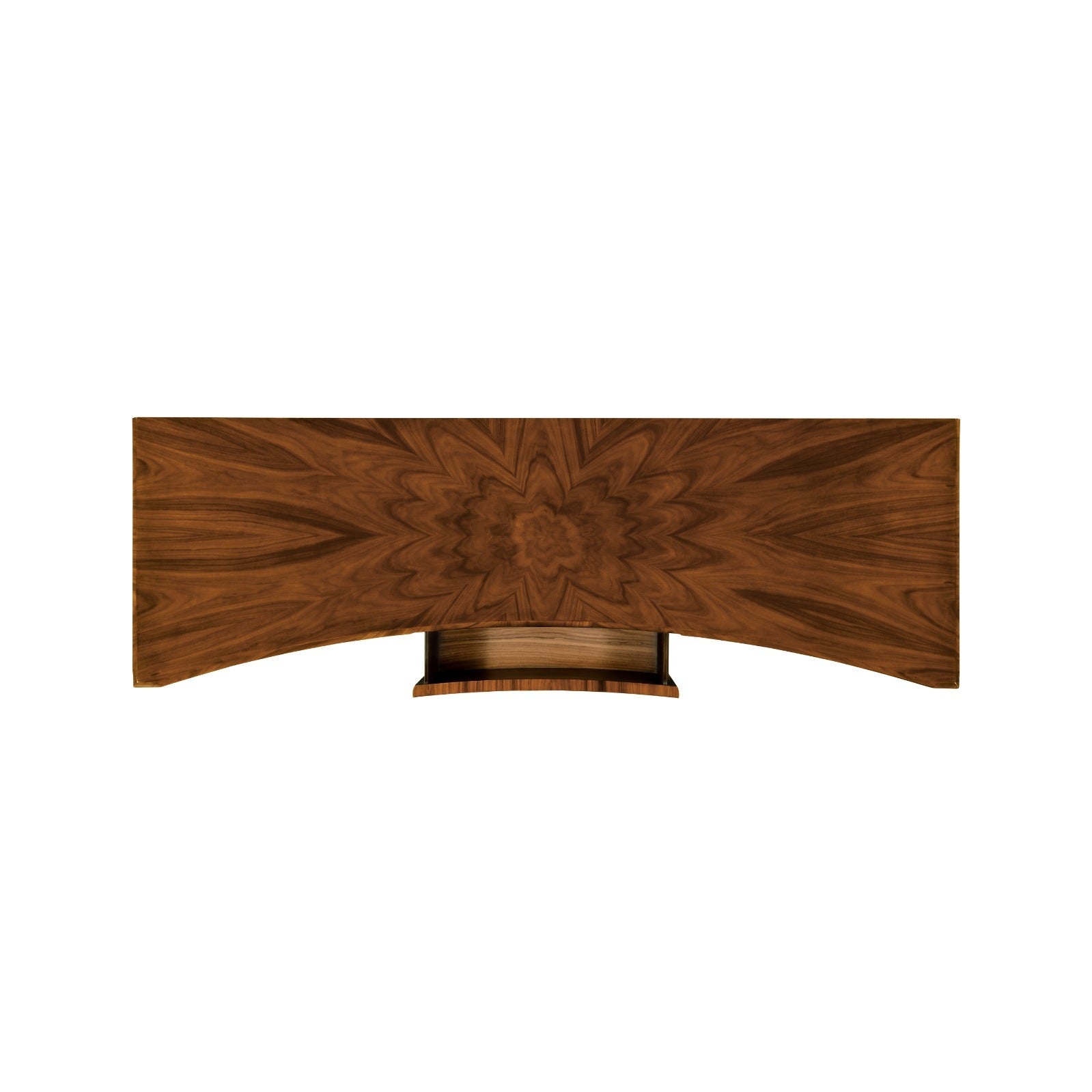 Jonathan Charles Art Deco High Lustre Curved Sideboard
