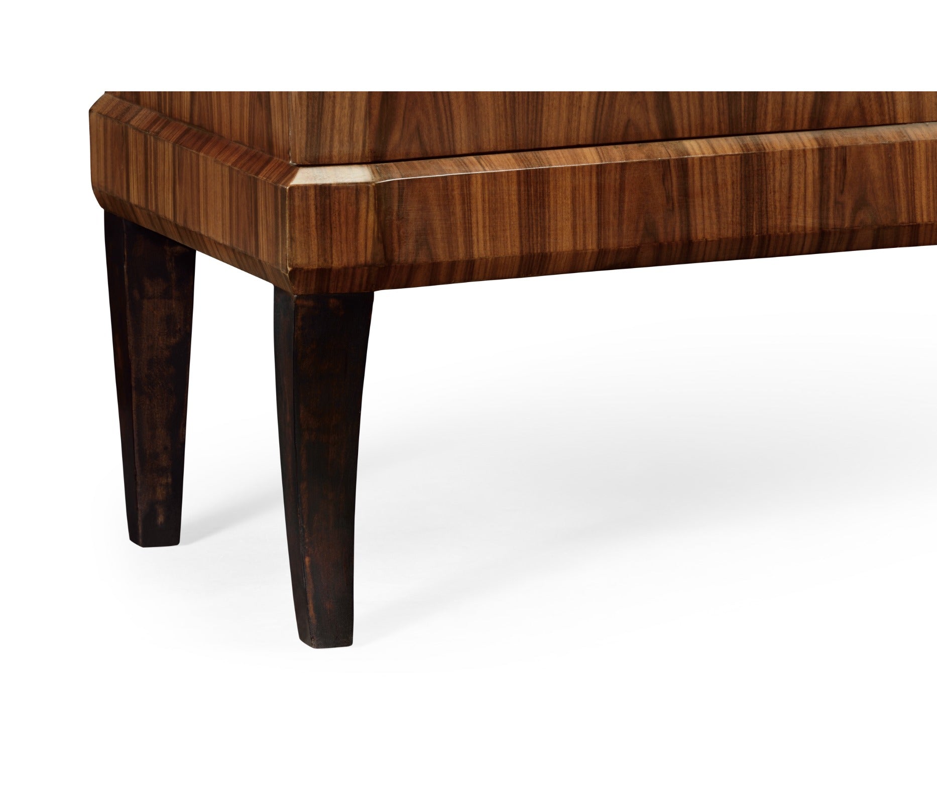Jonathan Charles Art Deco High Lustre Curved Sideboard