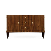Jonathan Charles Art Deco High Lustre Curved Sideboard