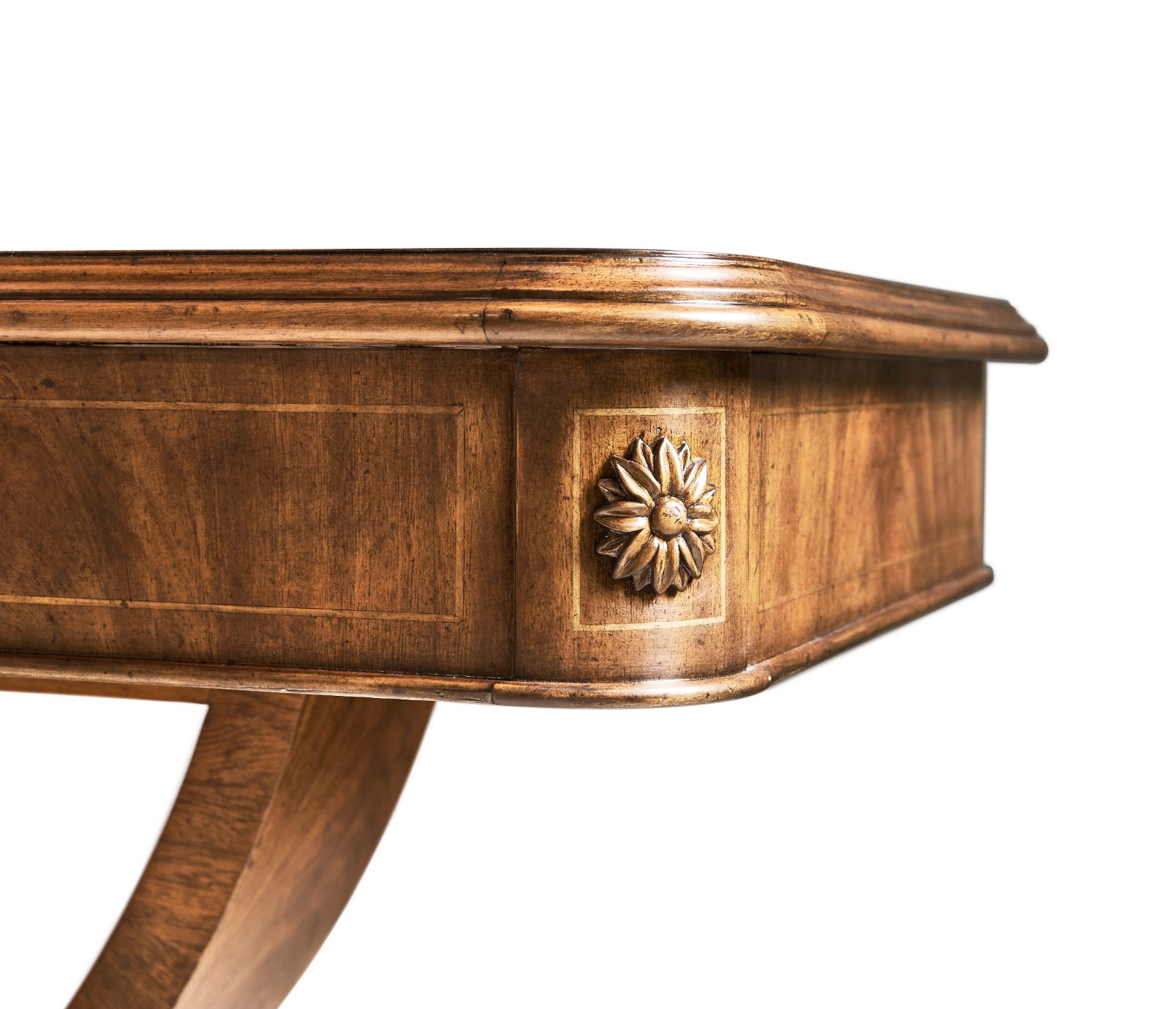 Jonathan Charles Large Console Table Biedermeier on Castors