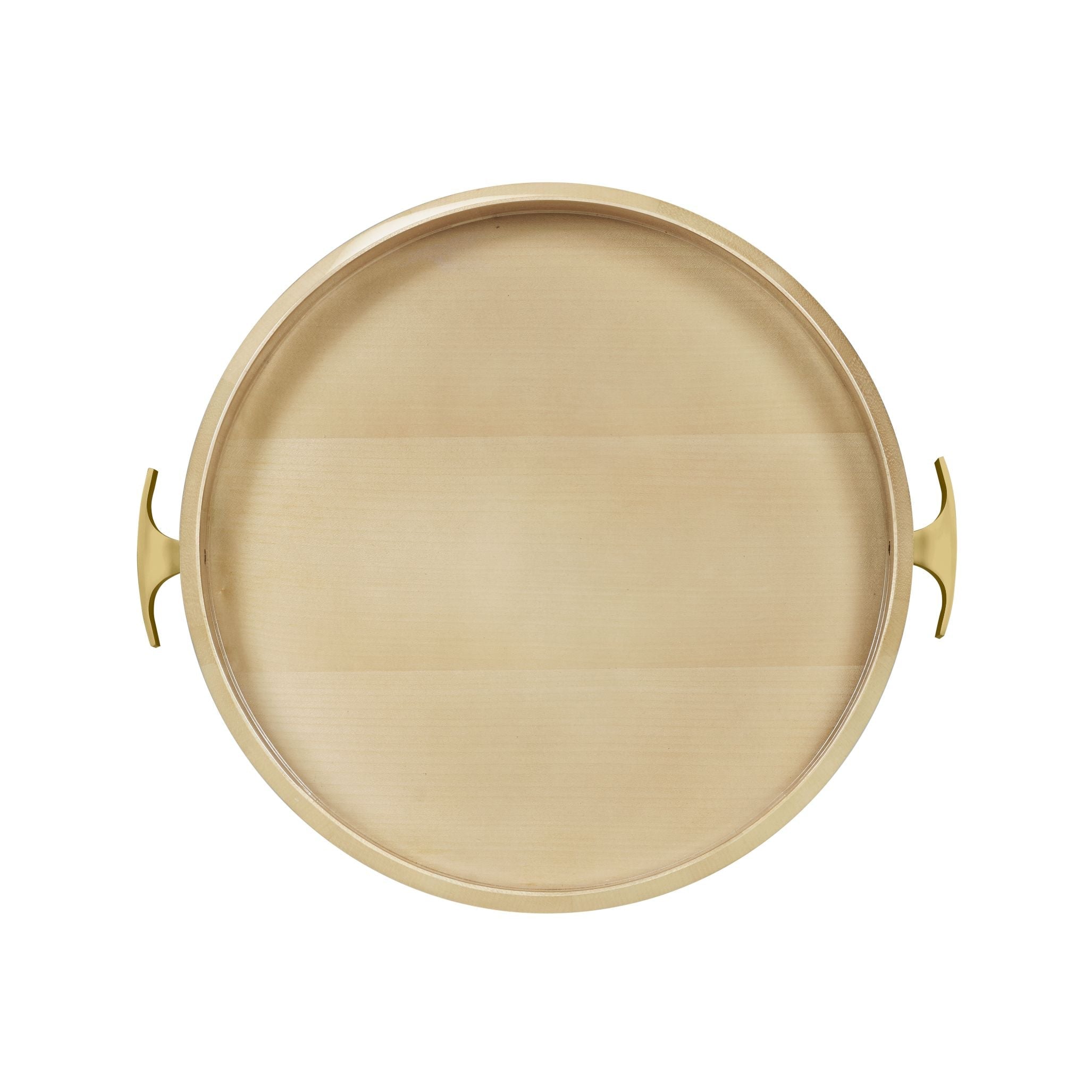Jonathan Charles Round Serving Tray Art Deco