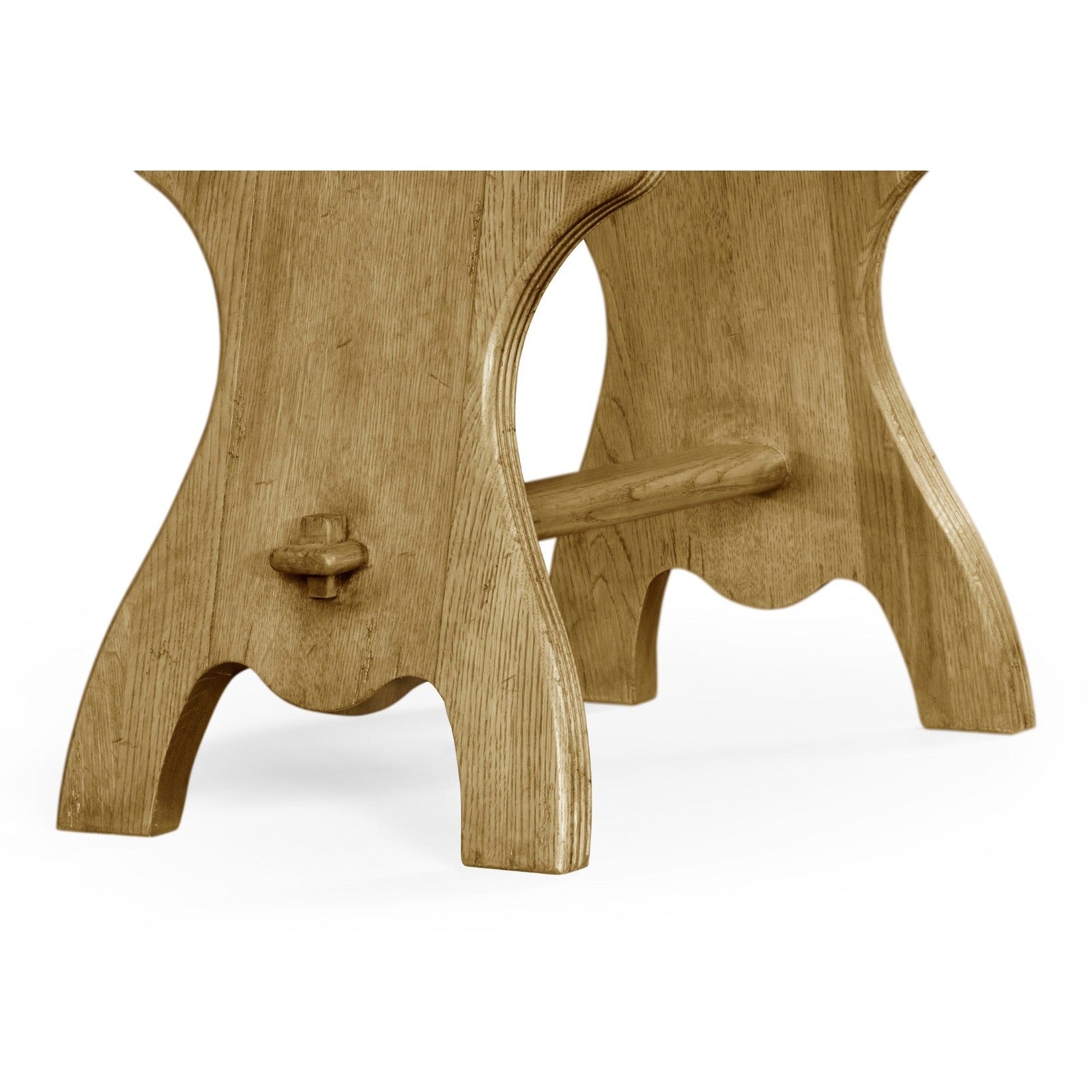 Jonathan Charles Natural Oak Tavern Stool