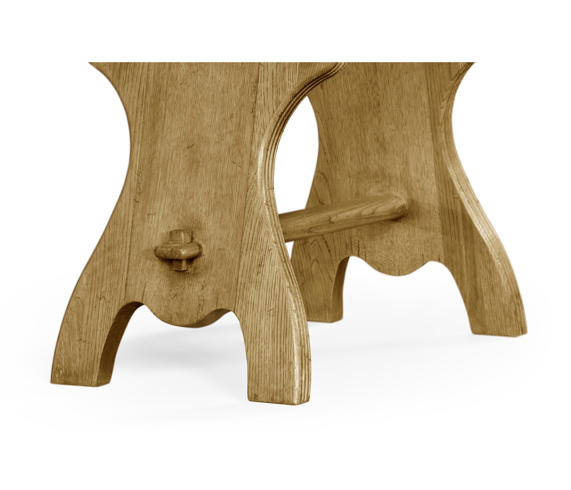 Jonathan Charles Natural Oak Tavern Stool