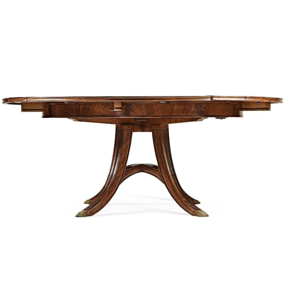 Jonathan Charles Mahogany Round Extending Dining Table 150 - 187cm