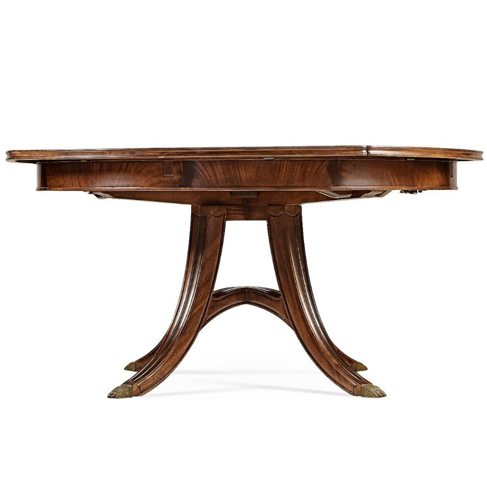 Jonathan Charles Mahogany Round Extending Dining Table 150 - 187cm