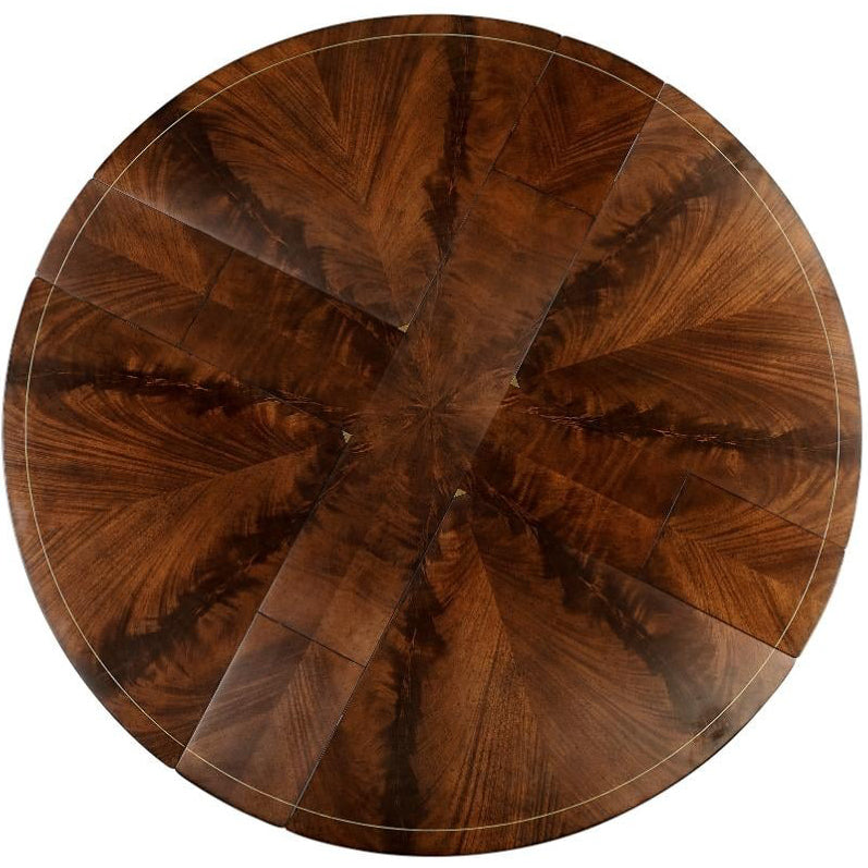 Jonathan Charles Mahogany Round Extending Dining Table 150 - 187cm