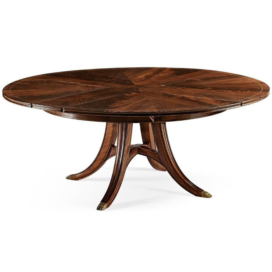 Jonathan Charles Mahogany Round Extending Dining Table 150 - 187cm