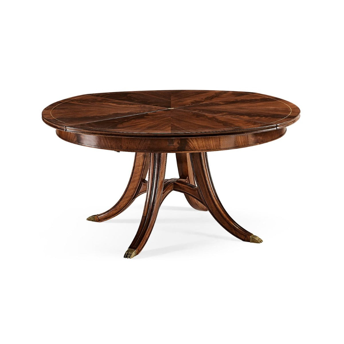 Jonathan Charles Mahogany Round Extending Dining Table 150 - 187cm