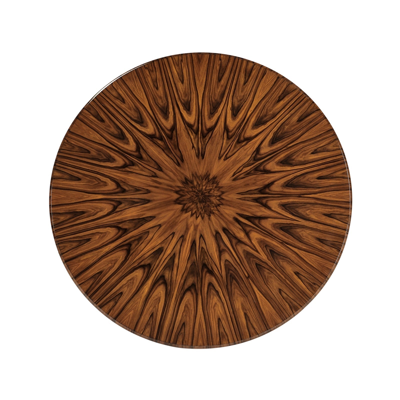 Jonathan Charles 54" Art Deco High Lustre Round Dining Table