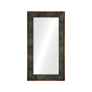 Jonathan Charles Floor Mirror in Anthracite Shagreen