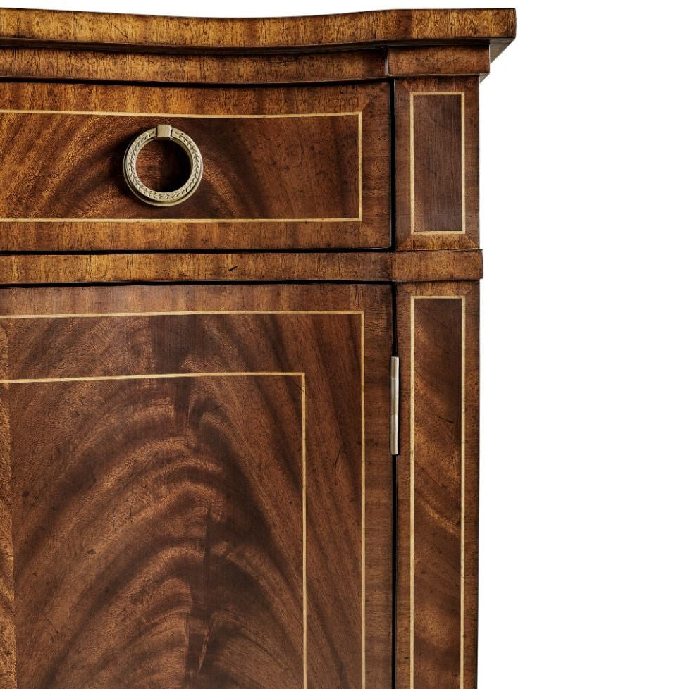 Jonathan Charles Bowfront Mahogany Cabinet