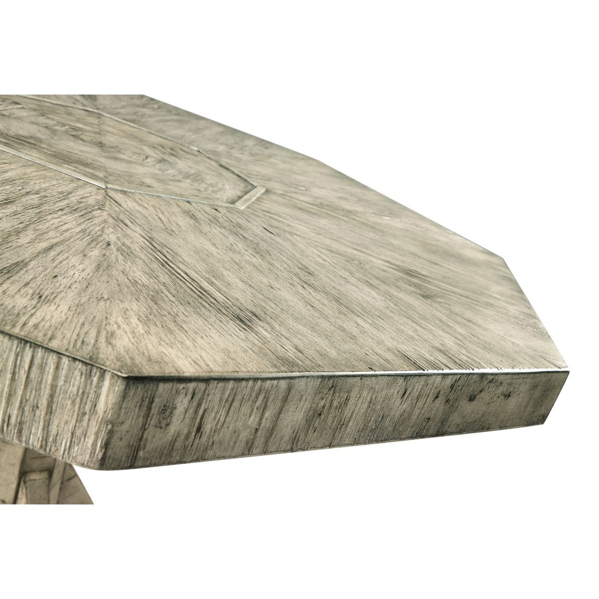 Jonathan Charles Octagonal Centre Table Rustic in Rustic Grey