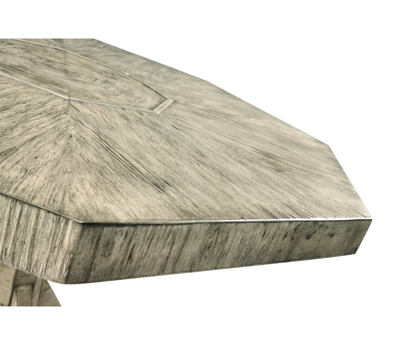 Jonathan Charles Octagonal Centre Table Rustic in Rustic Grey