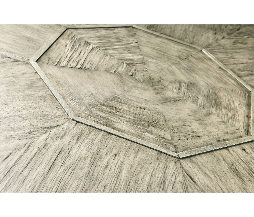 Jonathan Charles Octagonal Centre Table Rustic in Rustic Grey
