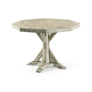 Jonathan Charles Octagonal Centre Table Rustic in Rustic Grey
