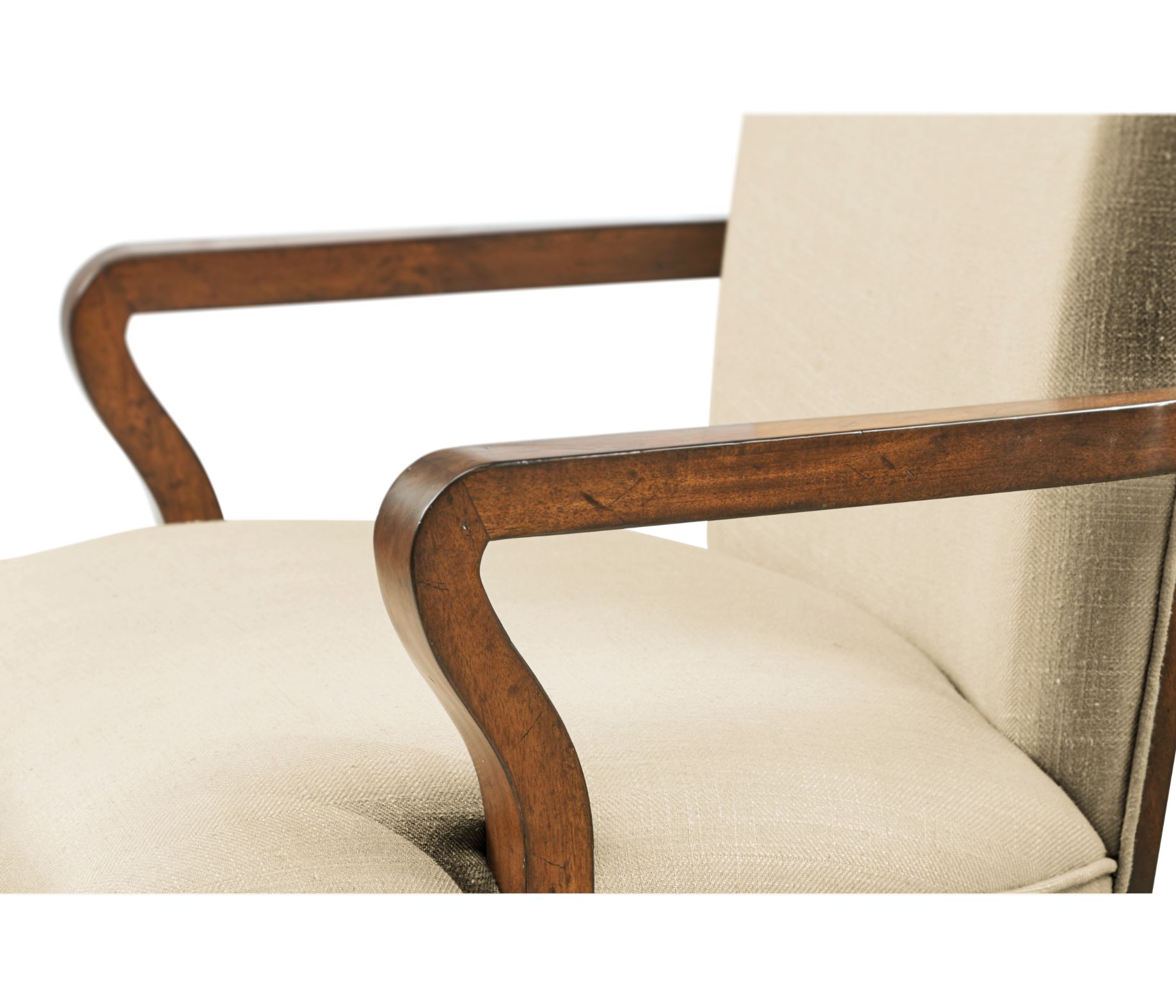 Jonathan Charles Dining Armchair Biedermeier in Walnut - Antwerp