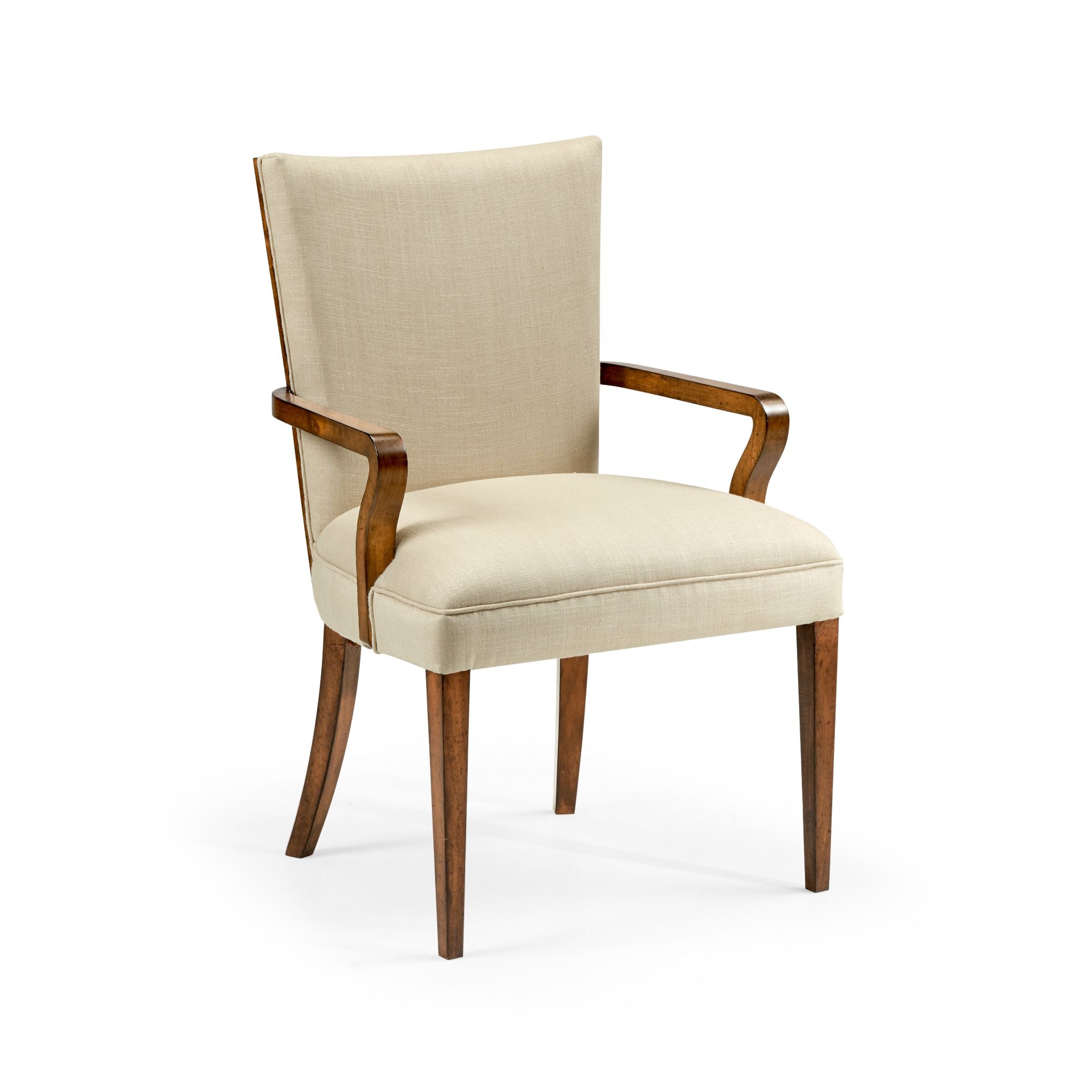 Jonathan Charles Dining Armchair Biedermeier in Walnut - Antwerp