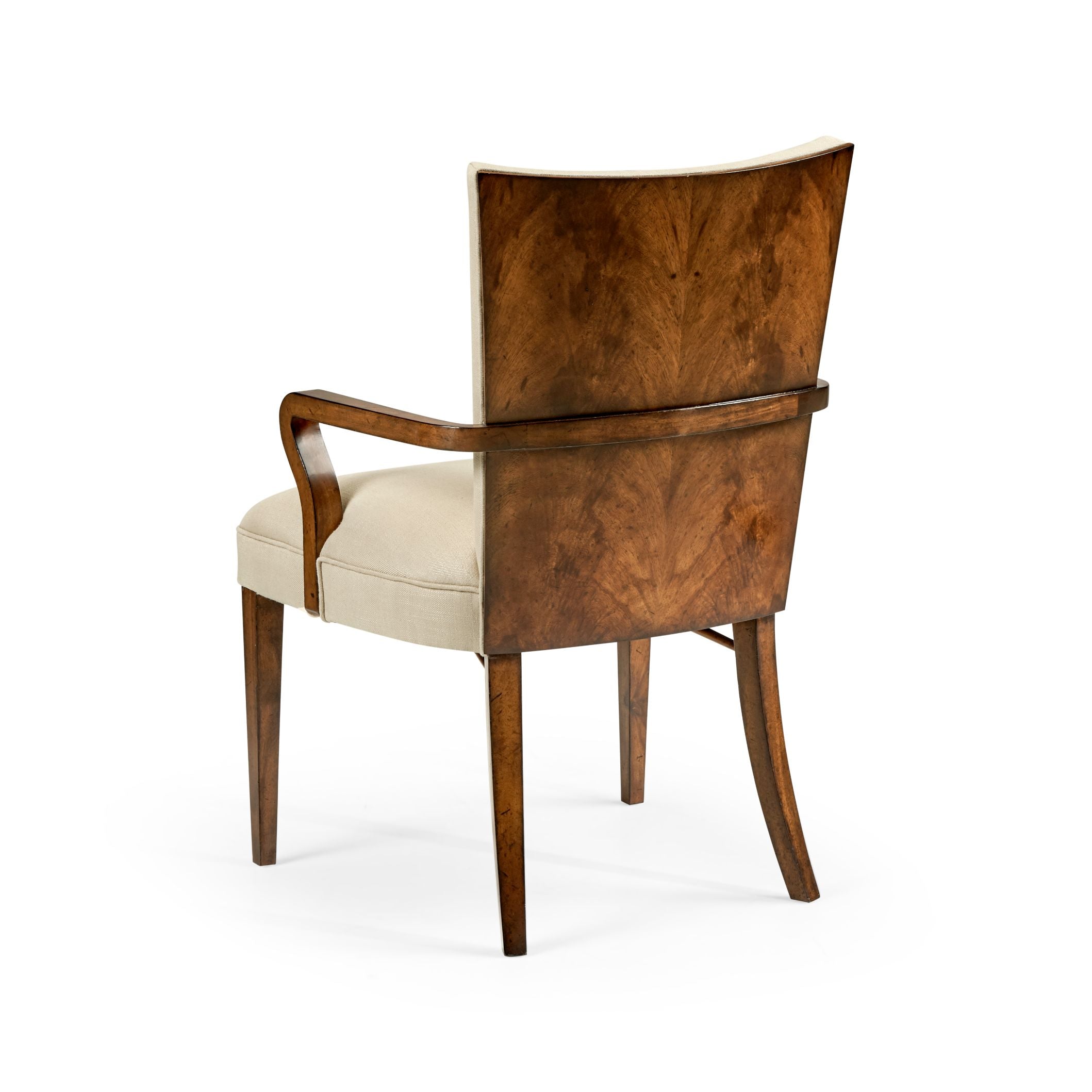 Jonathan Charles Dining Armchair Biedermeier in Walnut - Antwerp