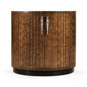 Jonathan Charles Feather Inlay Cocktail Cabinet