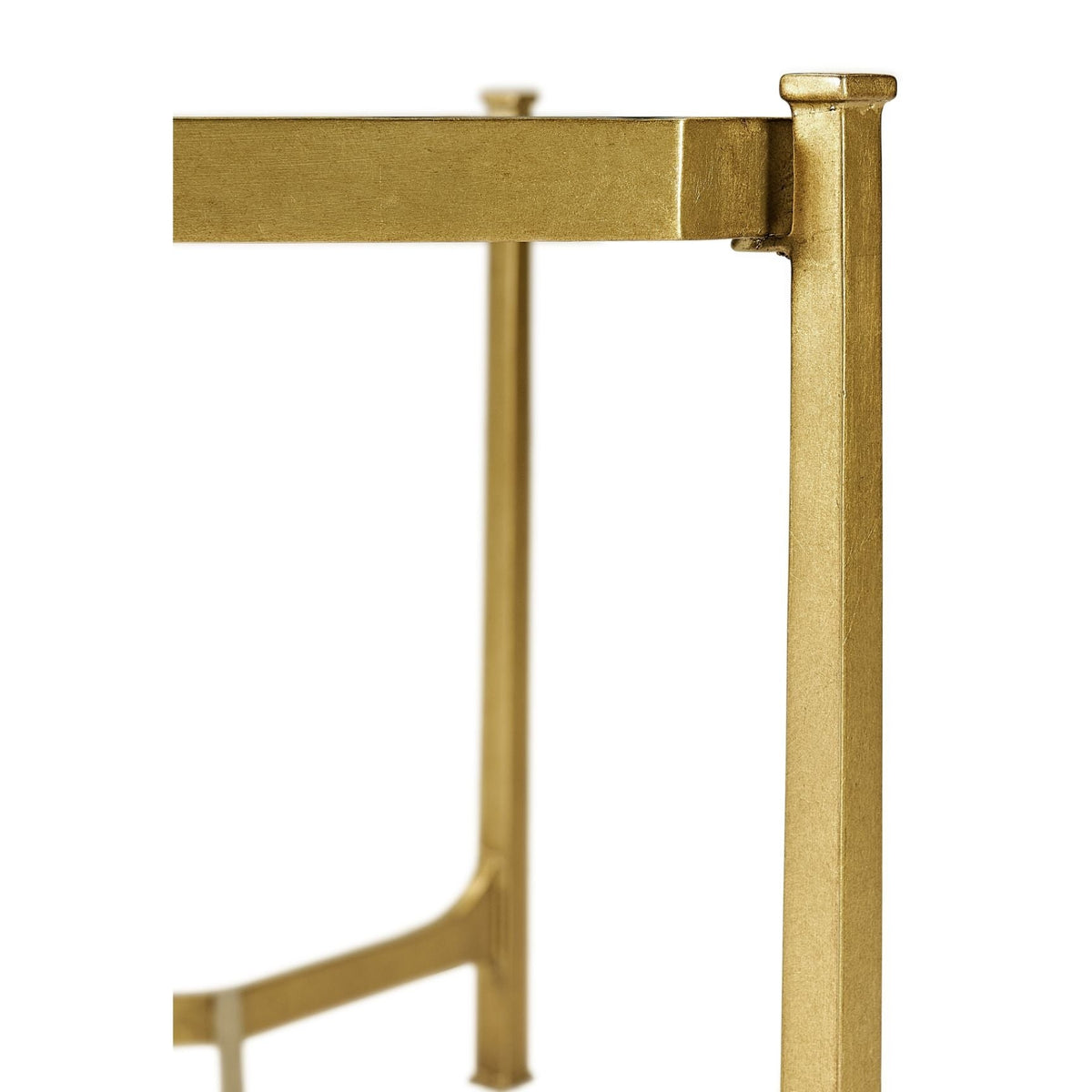 Jonathan Charles Coffee Table Contemporary with Glass Top - Gilded