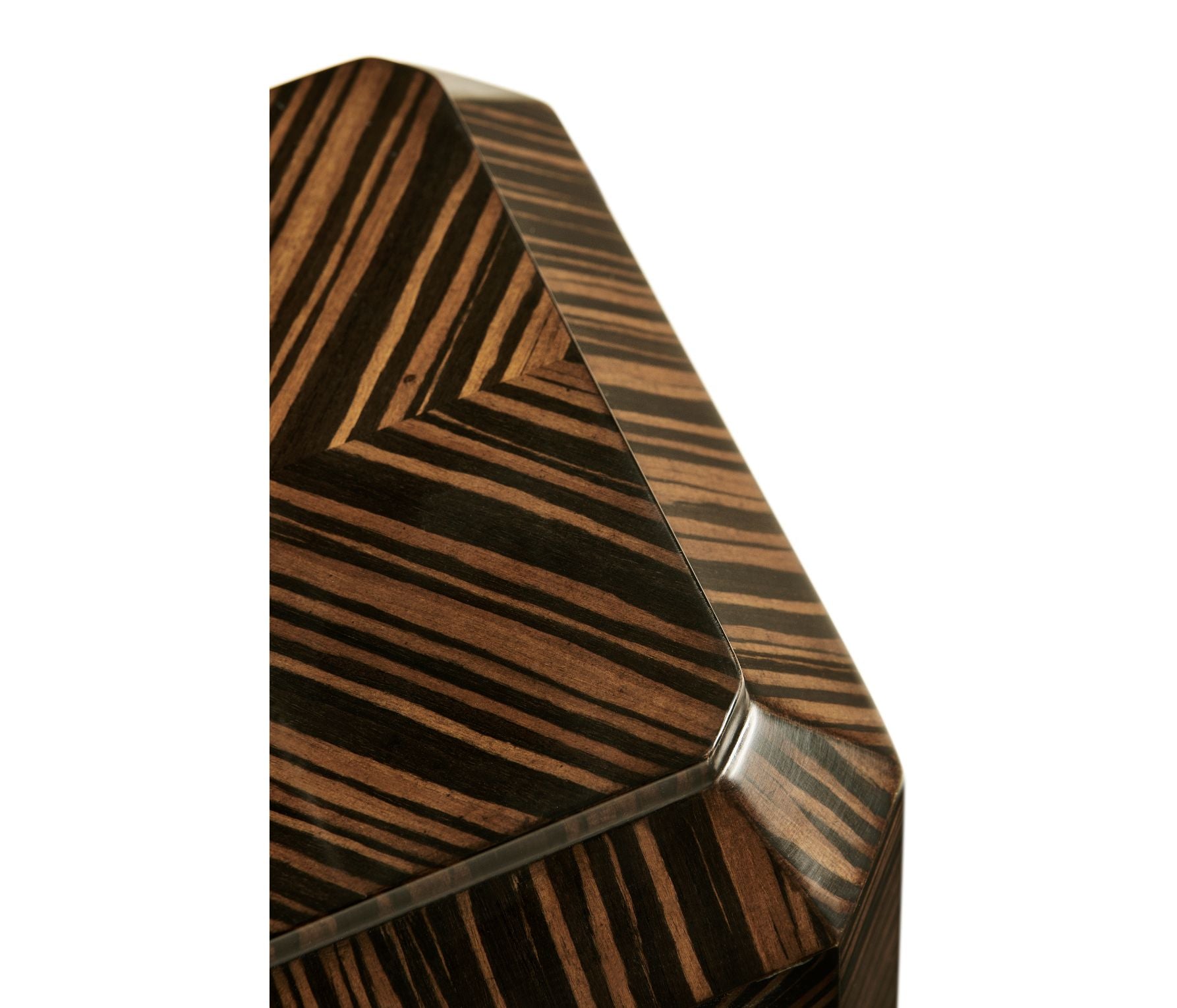 Jonathan Charles Table Lamp Chinese Tea Caddy in Macassar Ebony