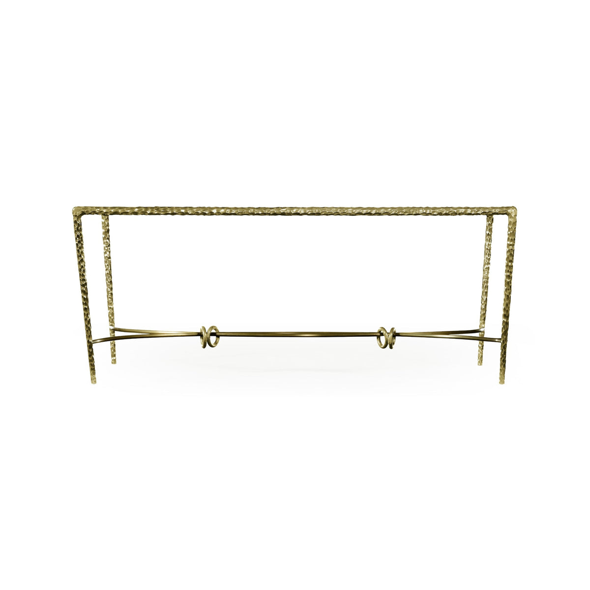 Jonathan Charles Coffee Table Hammered - Brass
