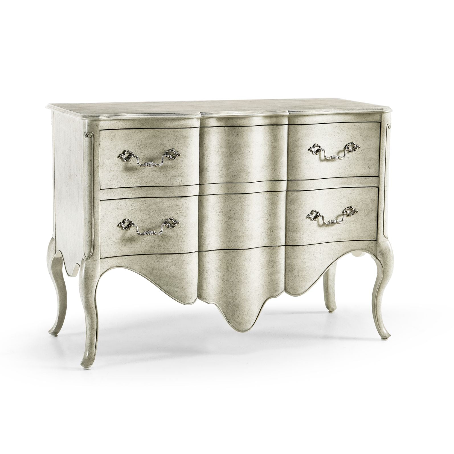 Jonathan Charles Peble Grey - French Provincial Style Chest of Drawers