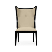 Jonathan Charles Dining Chair Greek Revival Painted Black - Antwerp