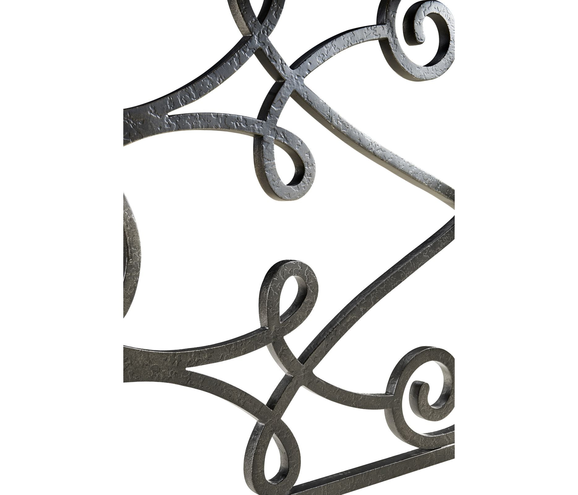 Jonathan Charles Large Console Table Wrought Iron - Limed