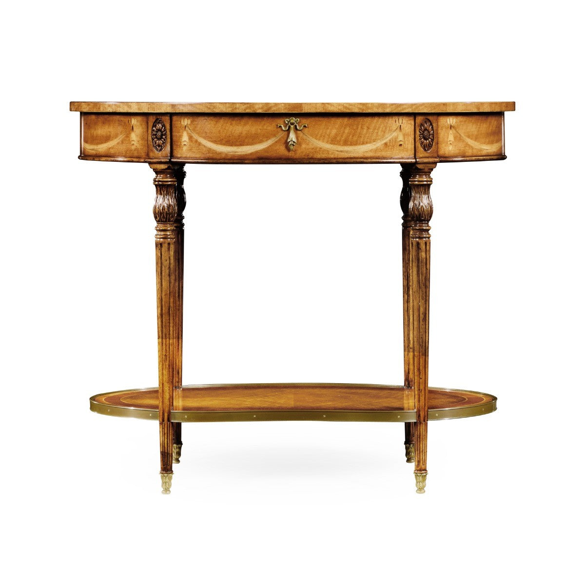 Jonathan Charles Oval Side Table Sheraton