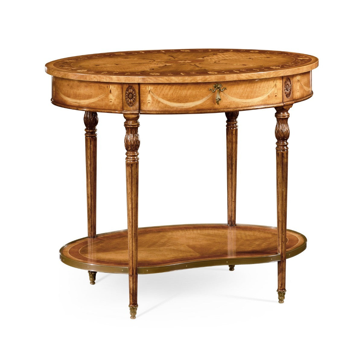Jonathan Charles Oval Side Table Sheraton