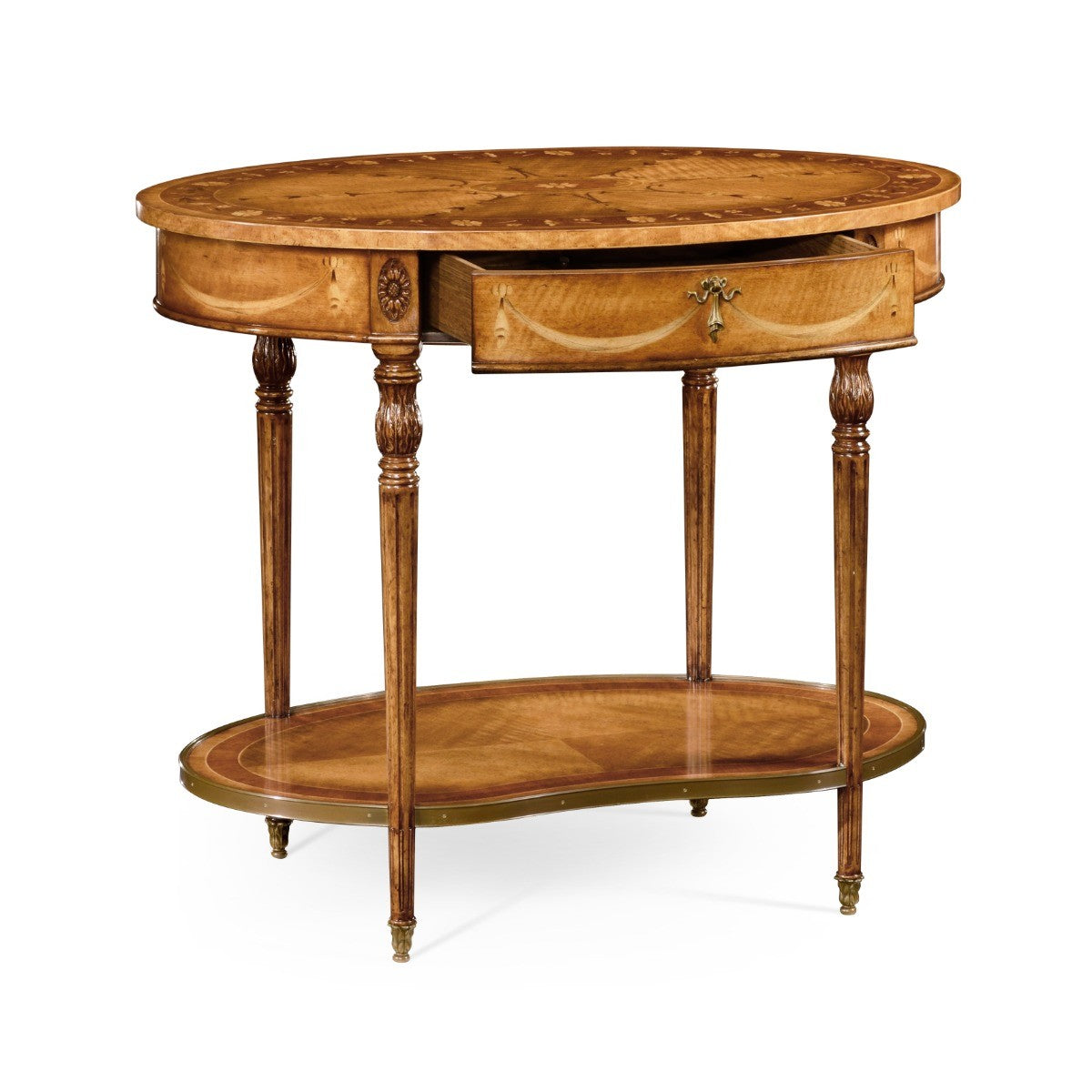 Jonathan Charles Oval Side Table Sheraton