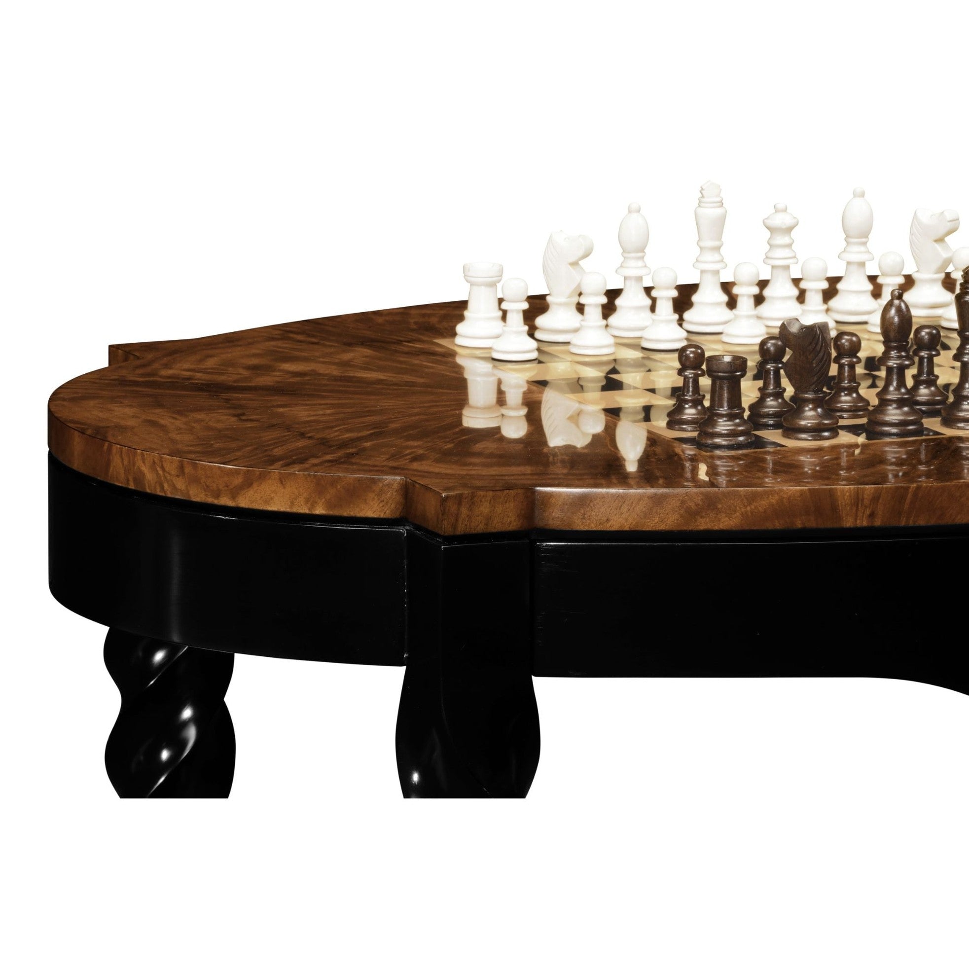 Jonathan Charles Games Table Barley - Black