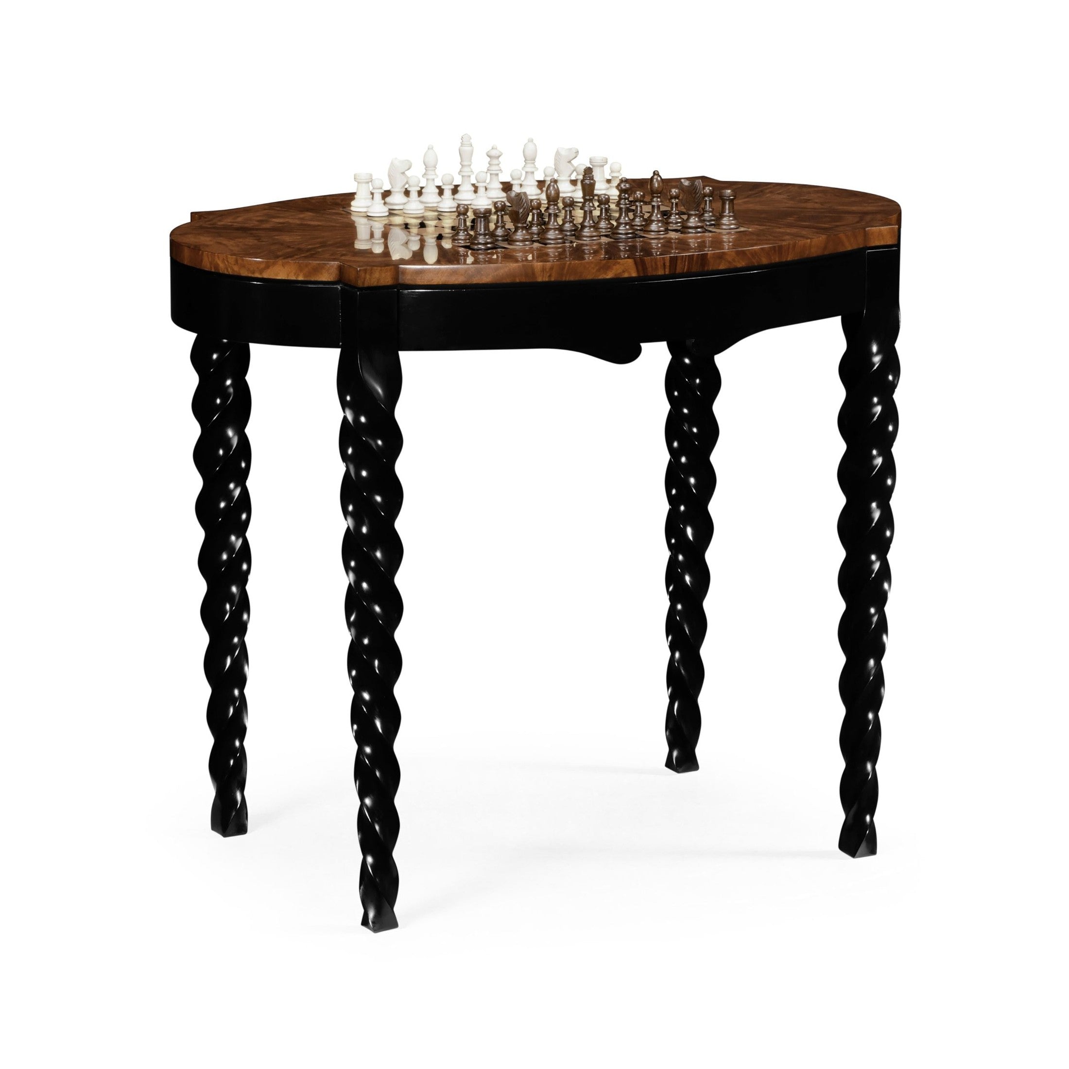 Jonathan Charles Games Table Barley - Black