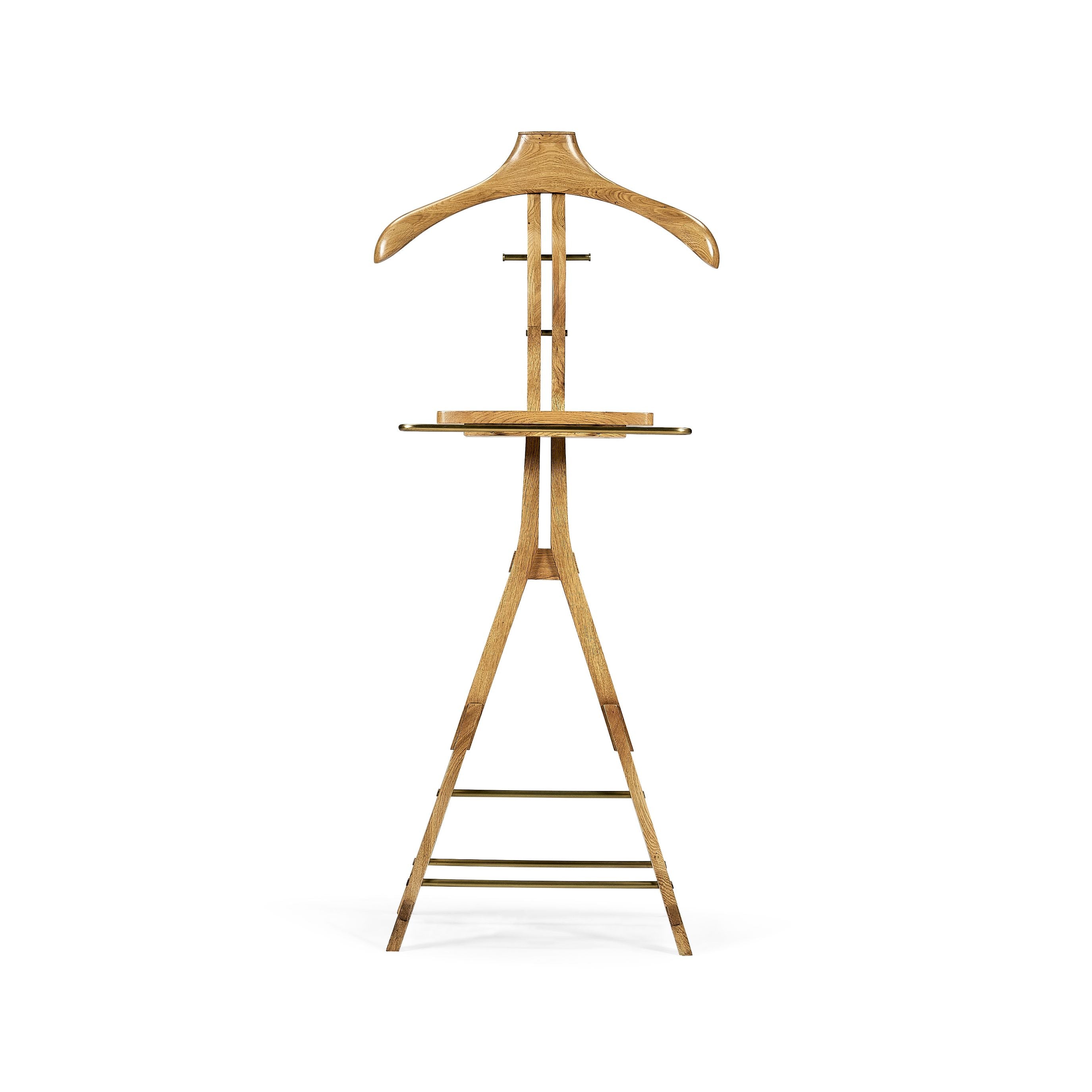 Jonathan Charles Oak Valet Stand