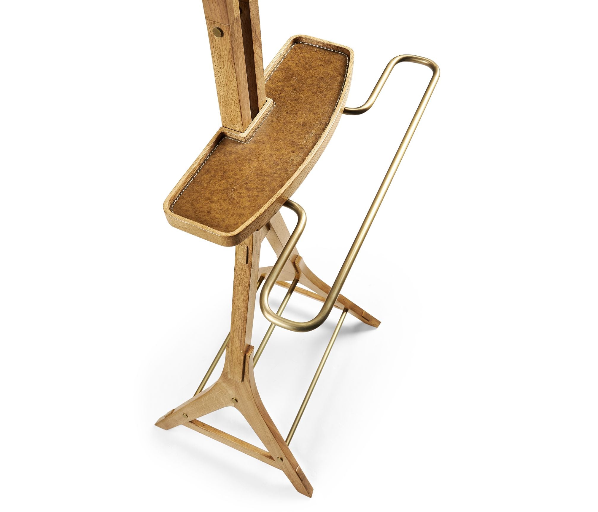 Jonathan Charles Oak Valet Stand