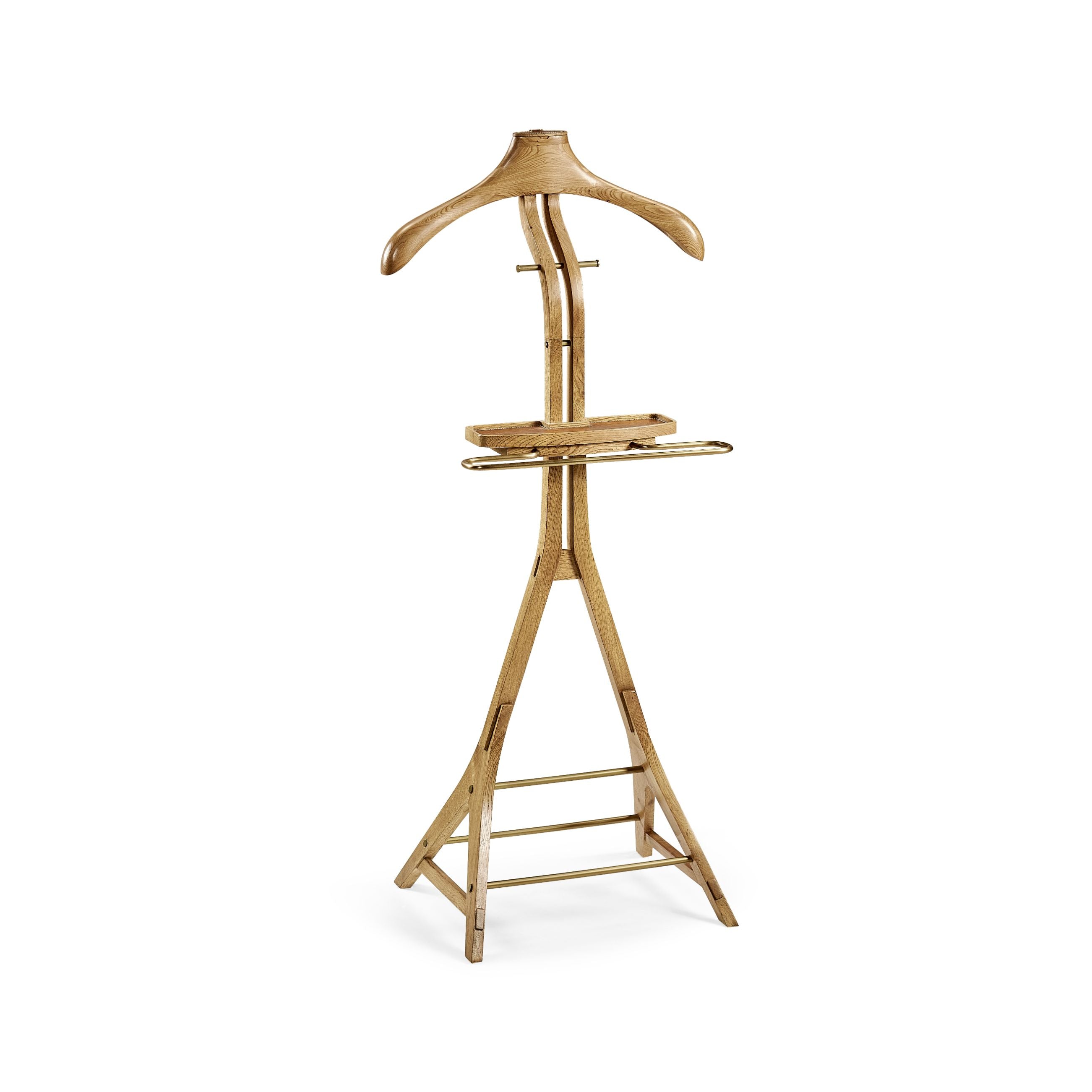 Jonathan Charles Oak Valet Stand