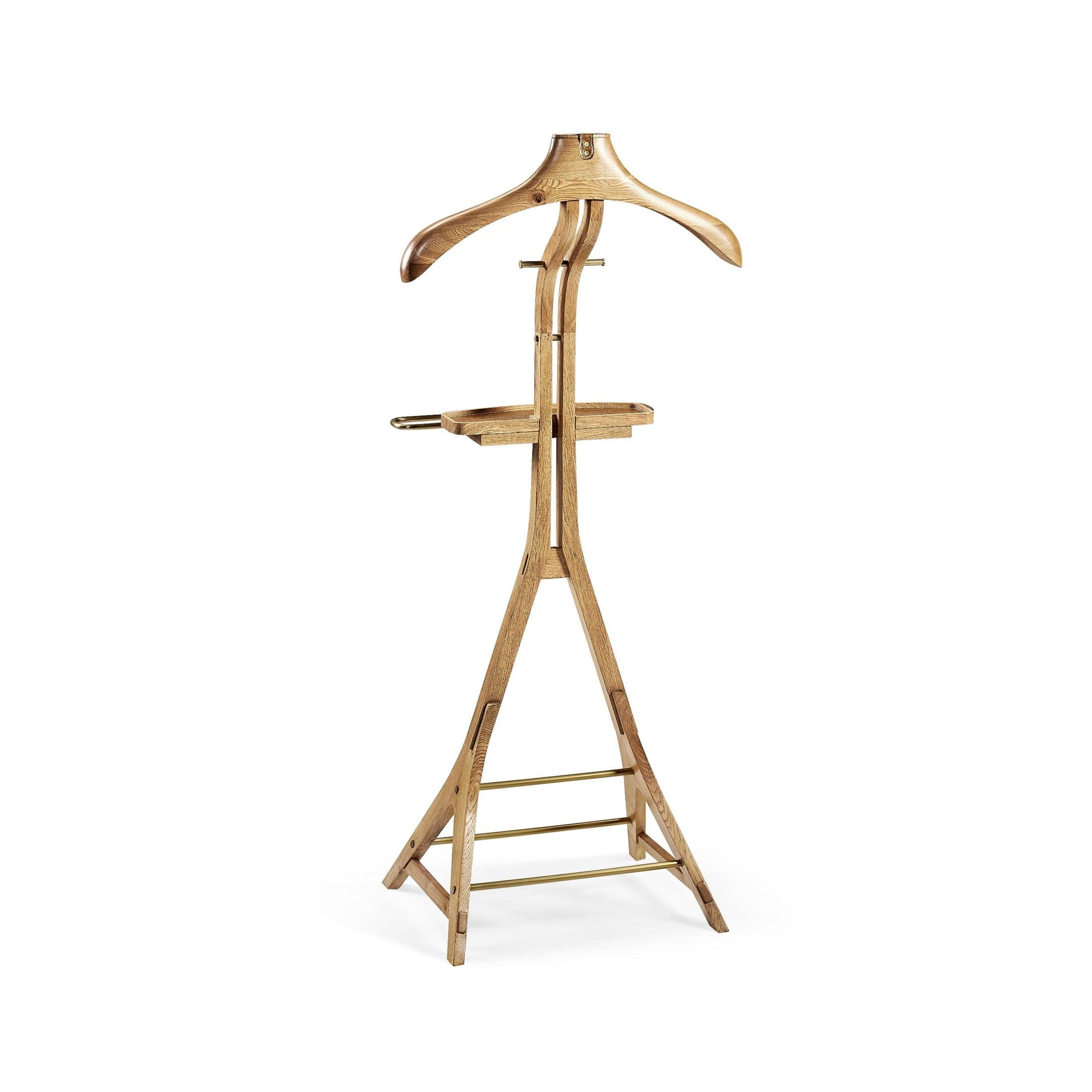 Jonathan Charles Oak Valet Stand
