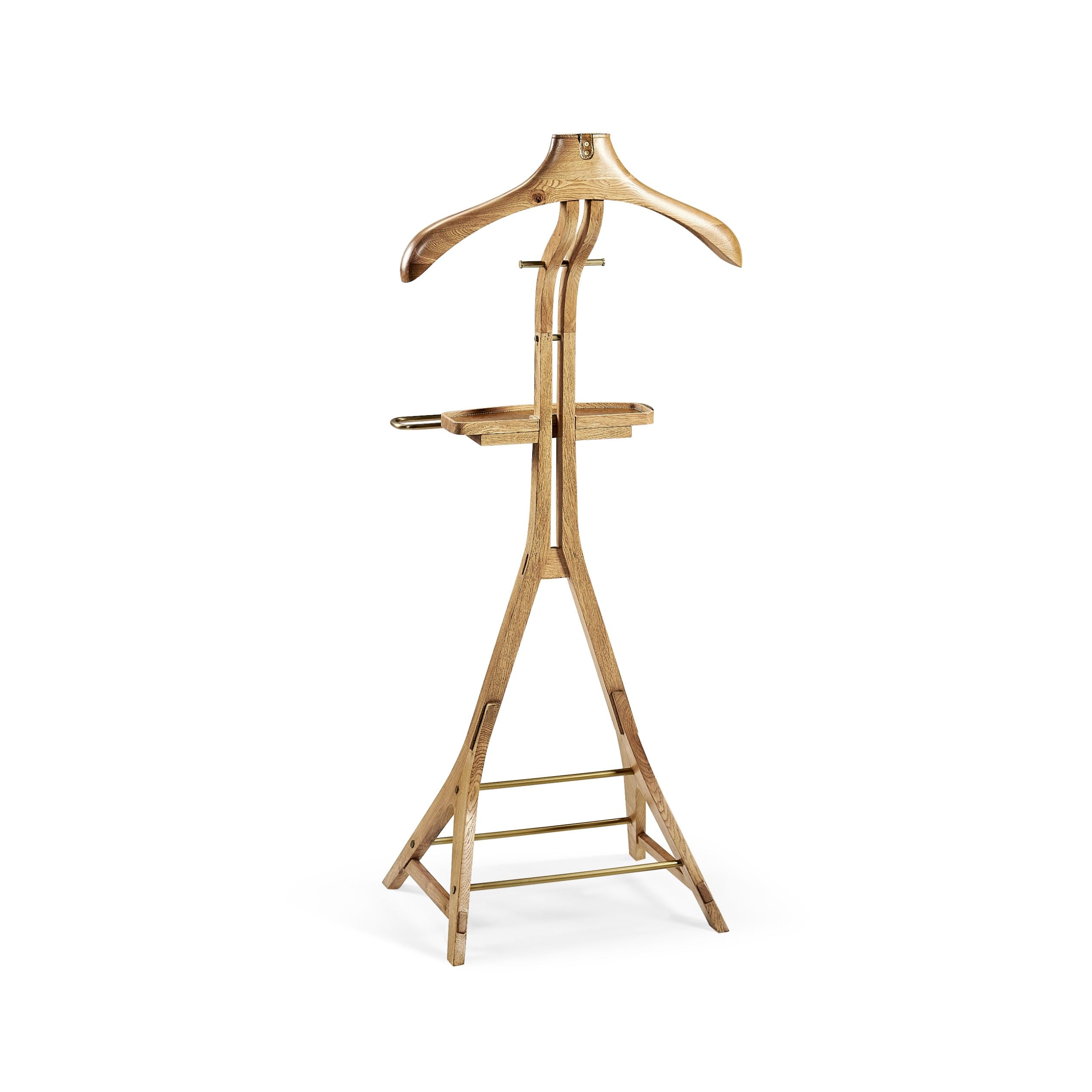 Jonathan Charles Oak Valet Stand