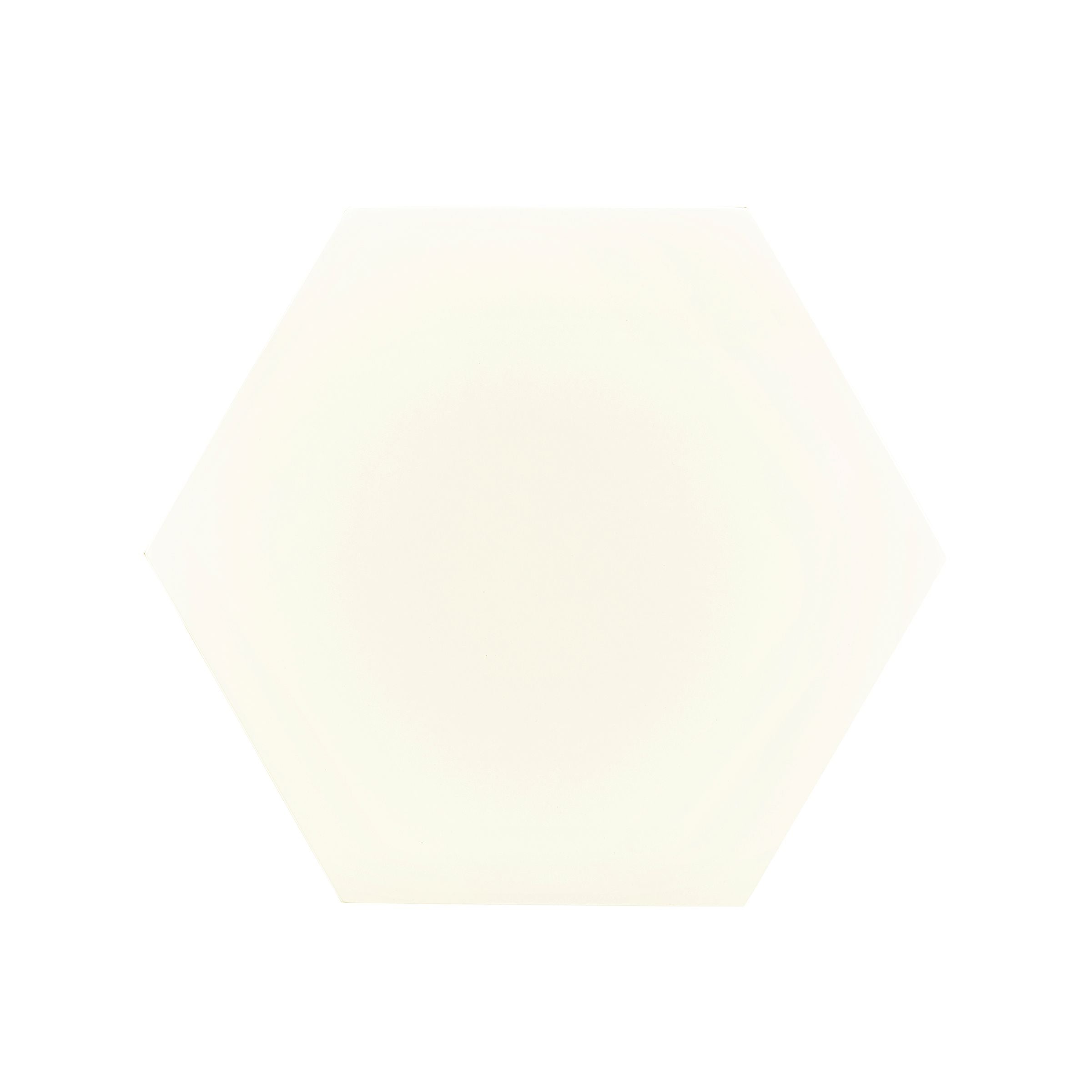 Jonathan Charles Hexagon Lamp Table (Snow White)