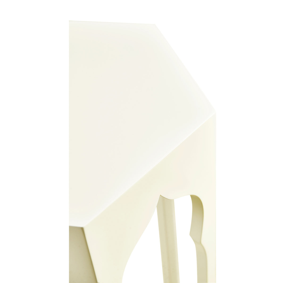 Jonathan Charles Hexagon Lamp Table (Snow White)
