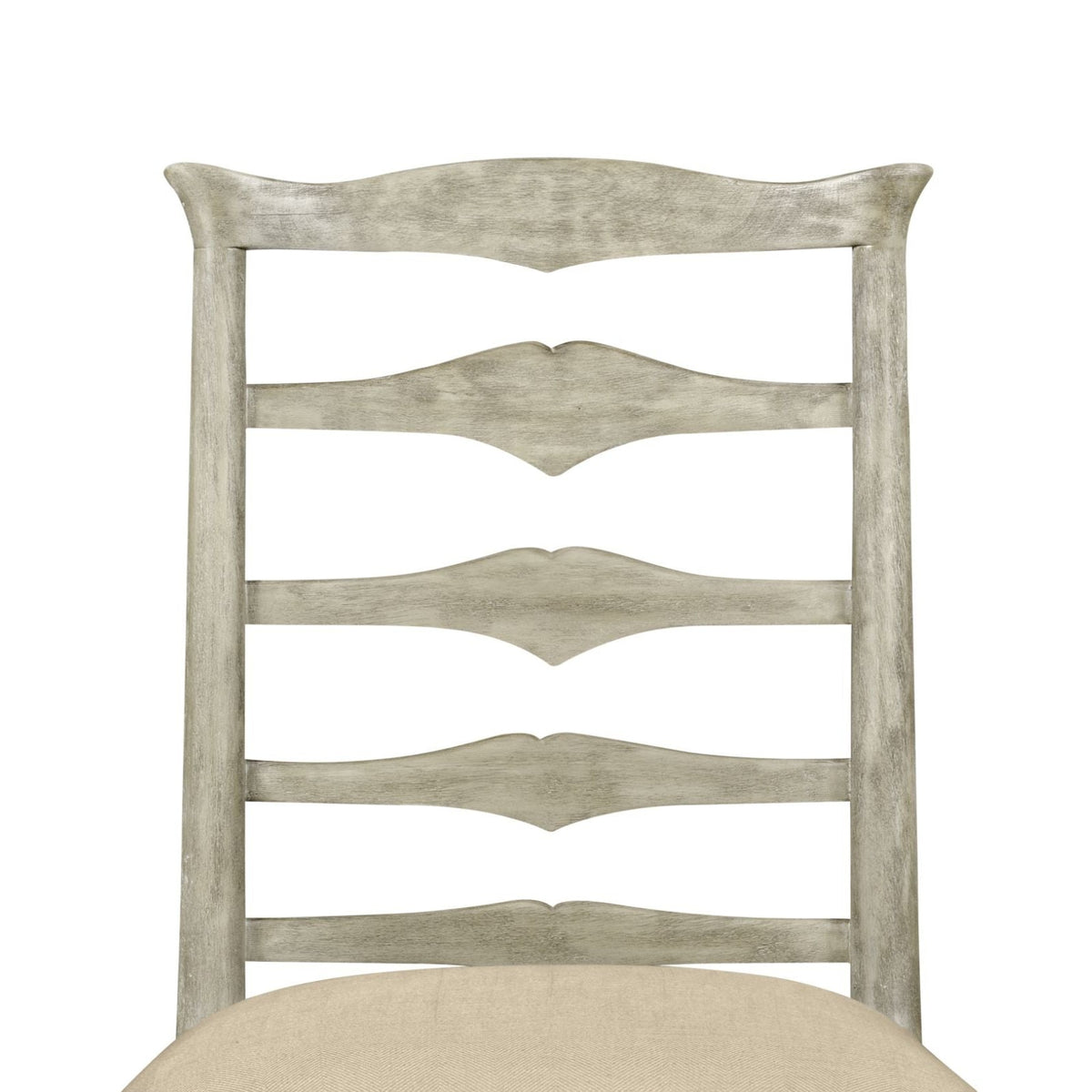 Jonathan Charles Casual Ladder Back Side Chair in Mazo - Rustic Grey