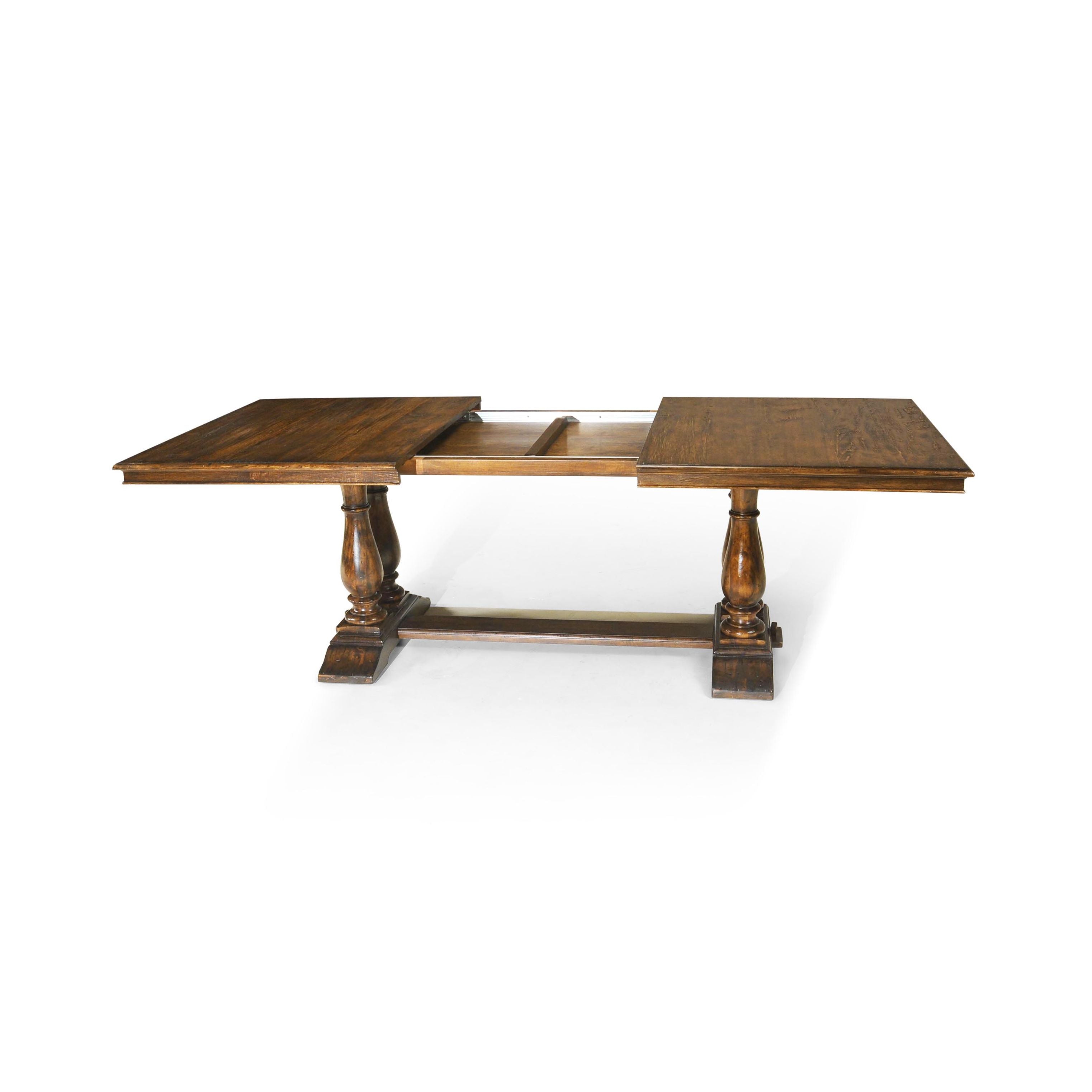 Jonathan Charles 71" Country Walnut Rectangular Extending Dining Table 180 - 240cm