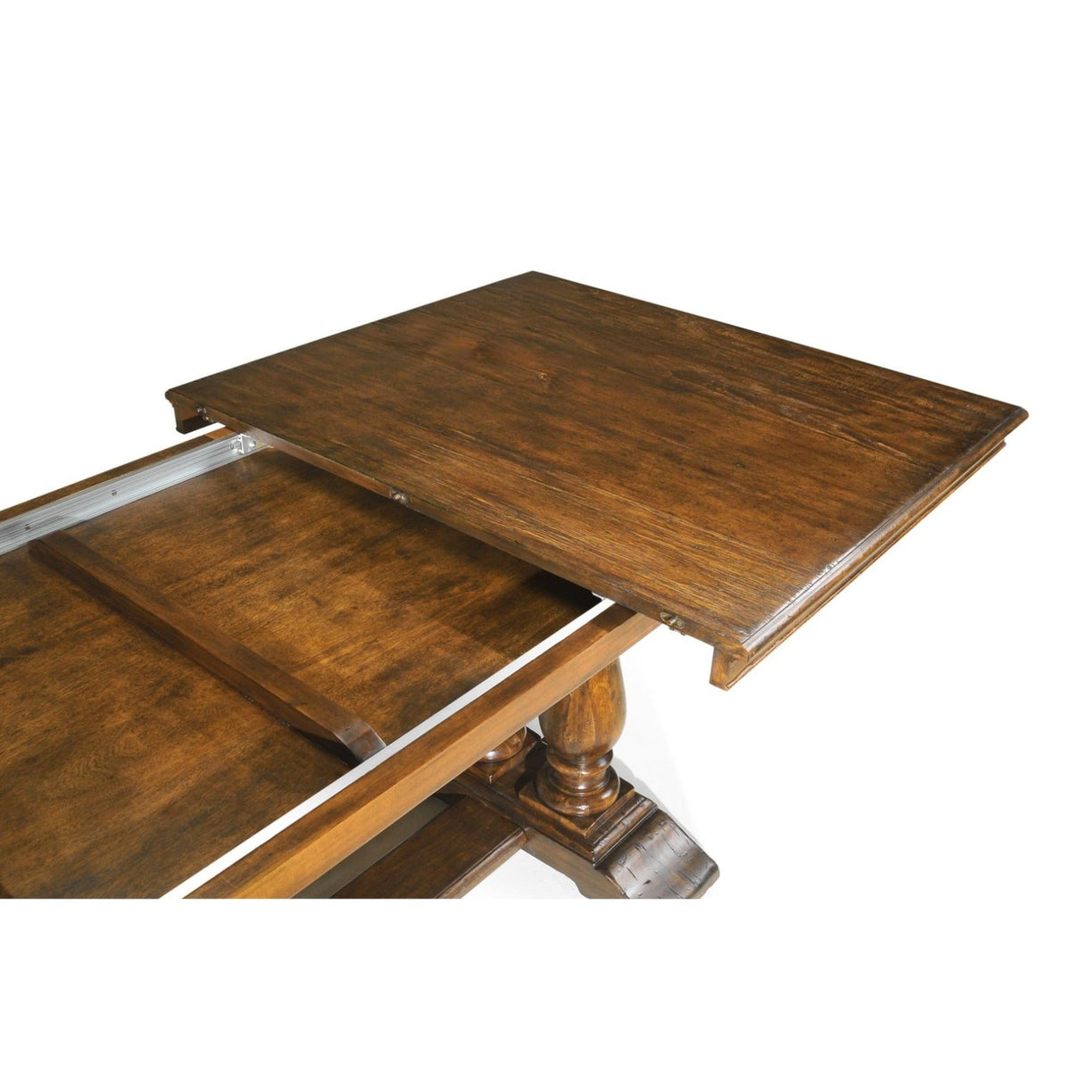 Jonathan Charles 71" Country Walnut Rectangular Extending Dining Table 180 - 240cm